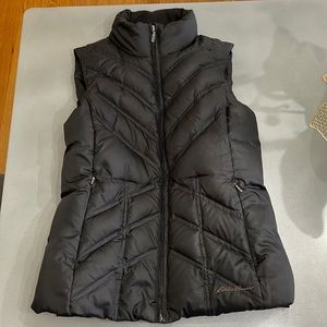 Eddie Bauer Premium Goose Down Vest Sz XS